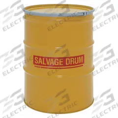 APPROVED VENDOR Salvage Drum: Steel, 85 gal, Lever Lock Ring, 18 ga / 18 ga / 18 ga, Salvage Drum (MPN HM8518Q). Key specifications — Drum Material: Steel; Drum Head Type: Open Head; UN Rating Solids: 1A2/X440/S; Drum Message Text: Salvage Drum; Closing Ring Material: Steel; For Holding: Solids; Brand: APPROVED VENDOR; Interior Lining Subhead: Unlined with Rust Inhibitor.
