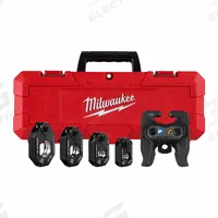 MILWAUKEE Press Ring Kit: 1/2 to 1 1/4 in Pipe, Copper/Stainless Steel, Compact Tool Types (MPN 49-16-2490X). Key specifications — attr518794: 1/2 to 1-1/4 in; attr518793: Stainless Steel; attr518792: ApolloPress; attr553578: 1 in CTS-V Pivoting Press Ring for M18™ and M12™ FORCE LOGIC™ Press Tools (49-16-2652X); attr518791: MILWAUKEE.