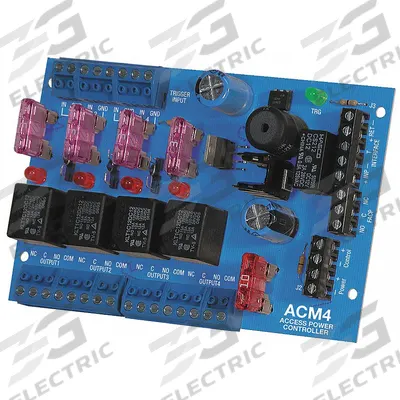 ALTRONIX Access Power Controller 4Fused Trigger: Power Controller - Power Supply Boards