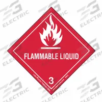 LABELMASTER DOT Container Label: Flammable Liquid, 3 15/16 in x 3 15/16 in, Paper, Label, 100 PK (MPN HML6C). Key specifications — Brand: LABELMASTER; Message: Flammable Liquid.