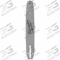 MILWAUKEE Guide Bar: 12 in Compatible Bar Lg, 3/8 in, 0.05 in Gauge, 51 Links (MPN 49-16-2743). Key specifications — Brand: MILWAUKEE; Compatible Chain Saw Manufacturer: Milwaukee®; Pitch: 3/8 in.