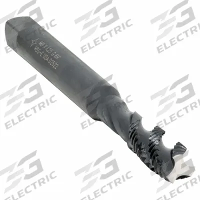 CLEVELAND Spiral Flute Tap: M8x1.25 Metric, 6H, 3 Flute, Semi-Bottoming Chamfer - General Purpose Spiral-Flute Taps