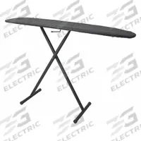 HOSPITALITY 1 SOURCE Ironing Board: Full Size, Charcoal, 54 in Overall Lg, 14 in Overall Wd (MPN IBTBCDSF21). Key specifications — Color: Charcoal; Includes: Cover.