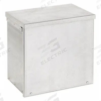 HOFFMAN Enclosure: Steel, 12 in x 12 in x 8 in, 3R, Solid Cover, Screw On, Included - Steel Enclosures with Screw-On Covers