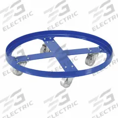 APPROVED VENDOR Drum Dolly: 1,200 lb Load Capacity, For 55 gal Container Capacity, Round, (4) Swivel (MPN DRUM-SP-32-12-C). Key specifications — Caster/Wheel Configuration: (4) Swivel; For Container Capacity: 55 gal; Deck Shape: Round; Brand: APPROVED VENDOR.