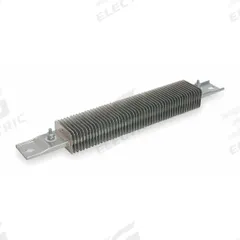 TEMPCO Finned Strip Heater: 2,500 W Watt, 240V AC, 1 Phase, 26 3/4 in Overall Lg, Each End (MPN CSF00167). Key specifications — Terminals: Each End; Brand: TEMPCO; Watt Density: 34 W/sq in.