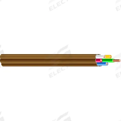 SOUTHWIRE Thermostat Wire: 18 AWG Conductor Size, 5 Conductors, 250 ft Overall Lg - Nonplenum-Rated Thermostat Wires