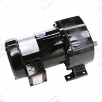 LEESON AC Gearmotor: Parallel, Single Output Shaft, 3-Phase, TEFC, 91 RPM, 336 lb-in Max Torque (MPN 107035.00). Key specifications — Brand: LEESON; Full Load Current: 2.0/1.0 A.