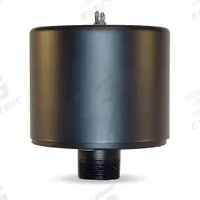 SOLBERG Filter Silencer: 1 1/2 in (M)NPT Inlet Size, 85 cfm, 6.62 in Overall Ht, 6 in Outside Dia (MPN FS-19P-150). Key specifications — attr60071: FS-19P-150; attr60074: SOLBERG.