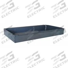 APPROVED VENDOR Utility Cart Shelf: For 2W423, 400 lb Cap, Gray, For 16 1/2 in Cart Wd (MPN 2W424). Key specifications — Color: Gray; Manufacturer Part Number: 2W424; Brand: APPROVED VENDOR; For Use With Grainger Item Number: 2W423.