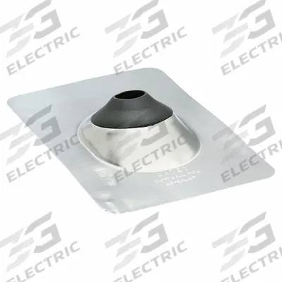 PORTALS PLUS Steel Roof Vent Pipe Flshng for 1.5"pipe: For Shingled Roof, Rectangular Base - Rectangular-Base Boots