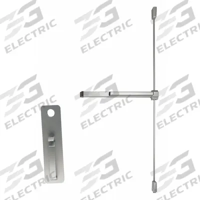 VON DUPRIN Exit Device: 3 ft Max Door Wd - Rim Push Bars