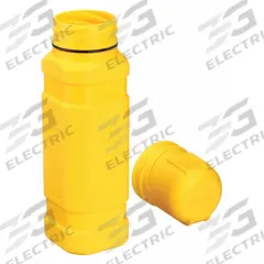 SAFETUBE Electrode Storage Container: 14 in Max Lg, Yellow (MPN 1205465). Key specifications — Features: Pressure-Fitted O-Ring; Brand: SAFETUBE; Manufacturer Part Number: 1205465; Color: Yellow.