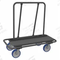 DURHAM MFG Panel Truck: 3,000 lb, Gray, 47 1/2 in L x 23 1/2 in W x 50 in H Deck, 13 1/4 in Deck Ht (MPN DT-2448-8PU-95). Key specifications — Color: Gray; Caster/Wheel Configuration: (4) Swivel; Brand: DURHAM MFG.