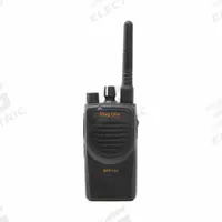 MOTOROLA Handheld Two Way Radio: BPR40 Series, UHF, Analog and Digital, DMR, 4 W, 160 Channels, IP54 (MPN AAH85EDJ8AD3AN). Key specifications — Color: Black; FCC License Required: Yes.