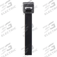 GRAINGER Cable Tie: 8 in Nominal Lg, 2 in Nominal Max. Bundle Dia., 0.19 in Wd, Outdoor Use, 100 PK (MPN 36J150). Key specifications — Outdoor Use: Yes; Color: Black; Brand: GRAINGER.