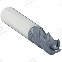OSG Ball End Mill: Carbide, TiAlN Coated, 4 Flute, 16 mm Mill Dia, 32 mm LOC, 89 mm OAL (MPN HP441-6299-BN)