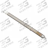 HAKKO Soldering Tip: T15 Series, Bent Conical, 0.4 mm W, 1.6 mm Lg (MPN T15-JS02). Key specifications — Brand: HAKKO; Compatible Handpiece Manufacturer Model Number: FM-2027; Manufacturer Part Number: T15-JS02.