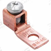 BURNDY Wire Connector: 14 AWG – 4 AWG Wire Sizes, 1/4 in Stud Size, Unplated Copper Lug Body (MPN KPA4CUP). Key specifications — Brand: BURNDY; For Wire Material: Copper; Maximum Stranded Copper Wire Size: 4 AWG; Minimum Stranded Copper Wire Size: 14 AWG; Lug Material: Unplated Copper.