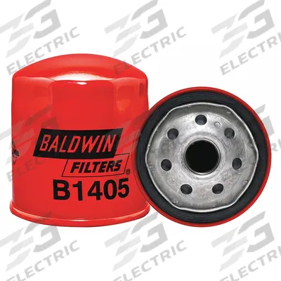 BALDWIN FILTERS Oil Filter: B1405, LF3874, 3/4"-16 Thread Size, 3 1/2 in Overall Ht, Oil - Spin-On Oil Filters