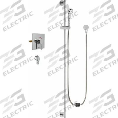 CHICAGO FAUCETS Shower Faucet: SH-TP, 2.5 gpm Handheld Showerhead Flow Rate, Plastic - Shower Faucets with Hand-Held Showerheads