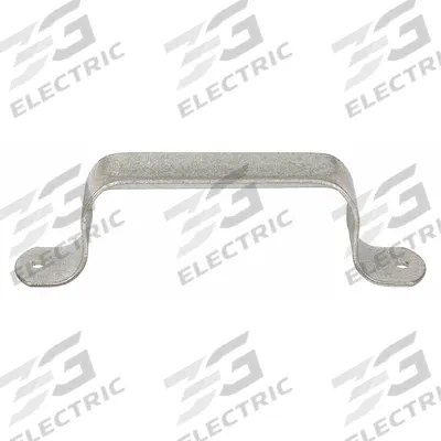 APPROVED VENDOR Pull Handle: Unthreaded Holes, Steel, Silver, #12 Screw Size - Standard Pull Handles