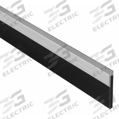 NATIONAL GUARD Door Weatherstripping: Flat Insert, 8 ft Lg, 1 9/16 in Wd, 1 7/16 in Ht (MPN 114NA-96). Key specifications — Insert Material: Neoprene; Flange Material: Aluminum; Brand: NATIONAL GUARD.