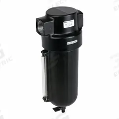 ARO Compressed Air Filter: Particulate, 2 in NPT, 5 micron, 1,400 cfm, 250 psi Max Op Pressure (MPN F45591-410). Key specifications — attr110055: Super Duty Series Standard Filter; attr110008: ARO.