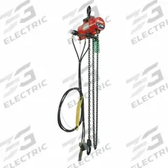 DAYTON Air Chain Hoist: Hook Mounted - No Trolley, 500 lb Lifting Capacity, 15 ft Lift Lg, NPT (MPN 816YH8). Key specifications — attr926889: NPT; attr926896: DAYTON; attr926919: Swivel Hook with Safety Latch; attr926932: Hook Mounted - No Trolley.