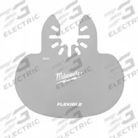 MILWAUKEE Oscillating Scraper Blade: Sealant Scraper, 3 7/8 in Blade Wd, Stainless Steel, 5 PK (MPN 49-25-2222). Key specifications — attr1097510: Sealant Scraper; attr1097500: Rounded; attr1097522: MILWAUKEE.