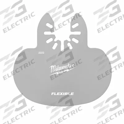 MILWAUKEE Oscillating Scraper Blade: Sealant Scraper, 3 7/8 in Blade Wd, Stainless Steel - Open-Back Universal OIS Mounted Blades
