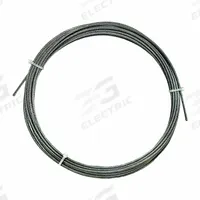 APPROVED VENDOR Wire Rope: Stainless Steel, 6 x 42, 320 lb Working Load Limit, 100 ft Overall Lg (MPN 2TAV7). Key specifications — End Type: Plain; Brand: APPROVED VENDOR.
