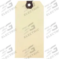 APPROVED VENDOR Shipping Tag: #1, 2 3/4 in Tag Ht, 1 3/8 in Tag Wd, 13 Points, Manila, 1,000 PK (MPN 61KT92). Key specifications — Card Stock Thickness: 13 Points; Tag Color: Manila; Tag Material: Paper; Brand: APPROVED VENDOR.
