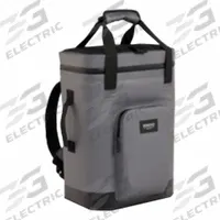 IGLOO Soft Sided Backpack Cooler: Backpack Bag, Gray, 17 qt Capacity, 24 Cans, 14 1/8 in Overall Lg (MPN 00063790). Key specifications — Brand: IGLOO; Color: Gray.