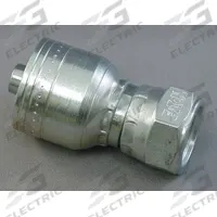 AEROQUIP Hydraulic Crimp Fitting: Steel x Steel, Straight, -10 For Hose Dash Size, Metric x Crimp (MPN 4S16DL10). Key specifications — Fitting Gender: Female x Genderless; Fitting Connection Type: Metric x Crimp; Brand: AEROQUIP; Thread Size: M26-1.5; For Hose Dash Size: -10.