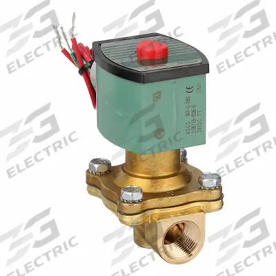 REDHAT Solenoid Valve: 2-Way, Normally Open, 1/2 in Pipe Size, 24V DC, Watertight - 2-Way/2-Position, Normally Open Solenoid Valves