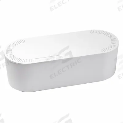 D-LINE Cable Management Box: For Power Strips up to 13.4 inches in Lg, 5.25 in Ht - Conceal Boxes for Power Strips & Surge Protectors