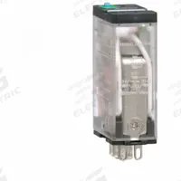 SCHNEIDER General Purpose Relay: Socket Mounted, 15 A Current Rating, 24V DC, SPDT, 5 Pins/Terminals (MPN 781XAXRM4L-24D). Key specifications — Brand: SCHNEIDER; Base Type: Square; Mounting Style: Socket; Electrical Connection: Faston Terminal; Manufacturer Part Number: 781XAXRM4L-24D; Operating Current: 15 A at 28V; Series: 781R Series.