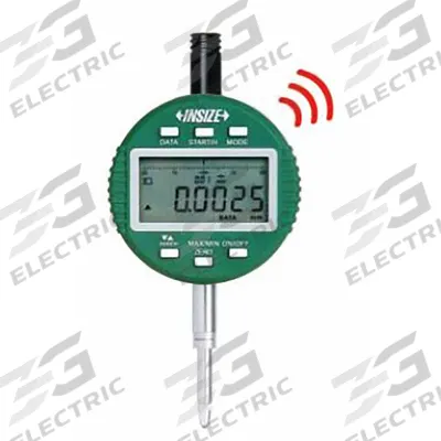 INSIZE Wireless High Precision Digital Indicator: 0 in to 2 in /0 mm to 50.8 mm - Digital Indicators with Non-Removable Flat Back