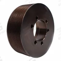 DAYTON PolyV: 16J310H, 16 Groove, 3.1 in OD, Bushed Bore, H/QT, Quick Detachable/Split Taper, Steel. Key specifications — Pulley Industry Number: 16J310H.