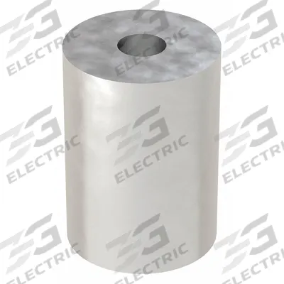 APPROVED VENDOR Spacer: 1/4 in Screw Size, 3/8 in Overall Lg, Round, Aluminum, Plain - Aluminum Spacers