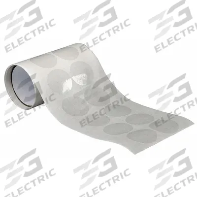 TAPECASE Film Tape: Disc, 1 in Dia, 3 mil Thick, Transparent, Acrylic, Glass/Metal - Surface Protection Film Tape Discs