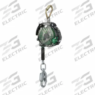 MSA Self-Retracting Lifeline: 2 1/2 inSteel Carabiner Anchor - Mounted SRLs