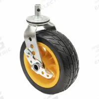 ROCK N ROLLER Caster: 500 lb Load Capacity, Aluminum/Rubber/Steel, Yellow, RCSTR8X3, 1 PR. Key specifications — Features: All-terrain R-Trac ™ casters offer a cushioned ride akin to pneumatic tires, featuring a built-in locking brake for added stability. They boast minimal rolling resistance, lightweight construction, and no-flat capabilities.; Compatible Grainger Part Number: 846N25; Manufacturer Part Number: RCSTR8X3; Accessory Type: Caster; Compatible with Product Type: Rock N Roller Multi-Carts.