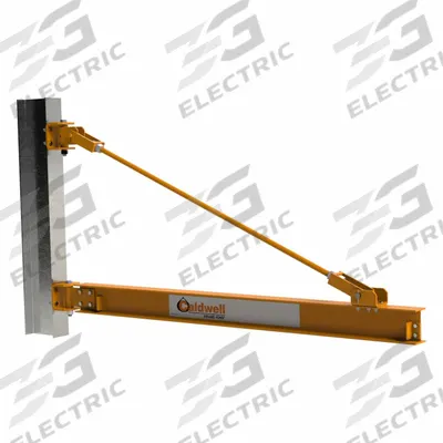CALDWELL Jib Crane: Wall Mounted, 4,000 lb Load Capacity - Wall-Mounted Jib Cranes