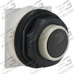 SCHNEIDER Extended Push Button: Black, 30 mm Mounting Size, Non-Metallic, Momentary (MPN 9001SKR3B). Key specifications — Brand: SCHNEIDER; Action: Momentary; Series: 9001SK; Push Button Material Type: Non-Metallic.