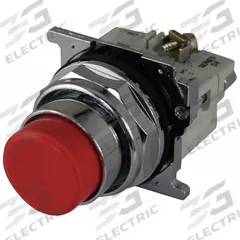 EATON Extended Push Button Operator: Non-Illuminated, Extended Profile, Metallic, 30 mm, 2NC (MPN 10250T112-3). Key specifications — Brand: EATON; Action: Momentary; Series: 10250T; Push Button Material Type: Metallic.