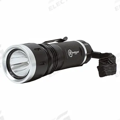 RAILHEAD GEAR Flashlight: 500 lm, 1 hr Run Time at Max. Brightness, 178.3 m Max Beam - Flashlights
