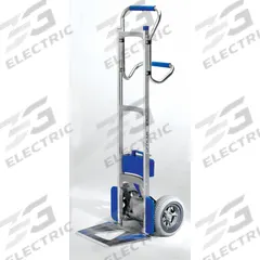 LIFTKAR SAL General Purpose Hand Truck: 375 lb Cap, Four-Position Extended, Aluminum, Flat-Free (MPN 274244). Key specifications — Frame Type: Rounded Back; Frame Material: Aluminum; Charge Time: 4 hr; Battery Type: Absorbent Glass Mat (AGM); Brand: LIFTKAR SAL.