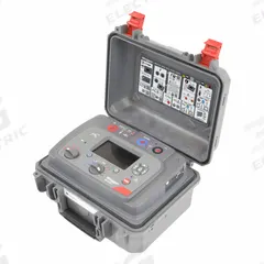 MEGGER Insulation Resistance Tester: 100 kiloohm to 10 gigohm, CAT IV 1000V, IP40/IP65, Digital (MPN MIT1025/2). Key specifications — IP Rating: IP65; Test Voltage: 100V DC; Brand: MEGGER.
